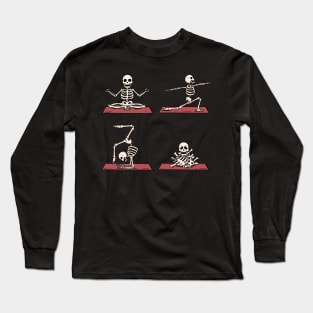 Yoga Skeleton Long Sleeve T-Shirt